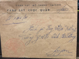Delcampe - SOUTH VIET NAM Envelope Vintage Military Documents From The Pre-1975 Saigon Regime; Bearing Signatures And Official Stam - Documents Historiques
