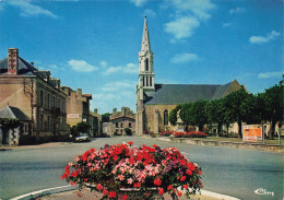 Delcampe - 79  SAINT LOUP LAMAIRE PLACE DE LA MAIRIE ET L EGLISE - Saint Loup Lamaire