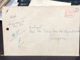Delcampe - SOUTH VIET NAM Envelope Vintage Military Documents From The Pre-1975 Saigon Regime; Bearing Signatures And Official Stam - Documents Historiques