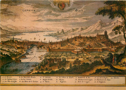 Delcampe - CPM Geneve D'apres Une Gravure Ancienne - Sonstige & Ohne Zuordnung