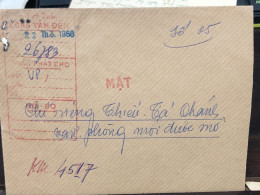 Delcampe - SOUTH VIET NAM Envelope Vintage Military Documents From The Pre-1975 Saigon Regime; Bearing Signatures And Official Stam - Documents Historiques