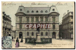 Delcampe - CPA Banque Caisse D'Epargne Le Monument Gloria Victis Bordeaux - Banken