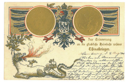 Delcampe - CH 05 - 26500 In Memory Of The Happy Return Of Our Chinese Warriors, Litho, China - Old Postcard - Used - 1901 - China