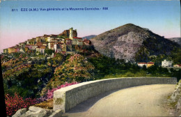Delcampe - CPA Eze Vue Generale Et La Moyenne Corniche - Eze