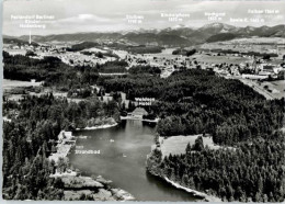 Delcampe - Lindenberg Allgaeu Fliegeraufnahme Strandbad Waldsee Hotel - Lindenberg I. Allg.