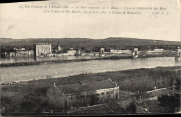 Delcampe - CPA Tarascon Le Pont Suspendu Sur Le Rhone - Tarascon