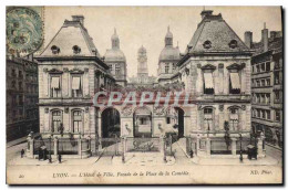 Delcampe - CPA Lyon Hotel De Ville Facade De La Place De La Comedie - Lyon 1