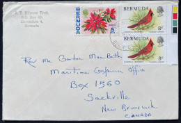 Delcampe - 1978 Bermuda Birds Plants Cardinal Cover To Canada - Bermuda