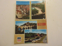 Delcampe - CP CARTE POSTALE HERAULT BEZIERS VUES DIVERSES - Ecrite En 1978 - Beziers