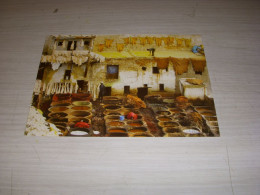 Delcampe - CP CARTE POSTALE MAROC FES TANNERIE - ECRITE - Fez