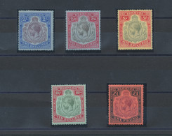 Delcampe - 1918 BERMUDA, SG 51b/55, GEORGE V. Portrait, 5 Values, MLH* - Andere & Zonder Classificatie