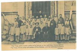 Delcampe - CH 05 - 26369 CANTON, Chinese Prist YANG With His Orphanage, China - Old Postcard - Unused - China