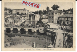 Delcampe - Lazio Frosinone Isola Del Liri Ponte Di Napoli Piazza 20 Settembre Veduta Mercato Banchi Animatissima Anni 40 (v.retro) - Mercados