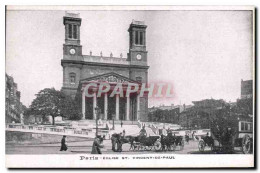 Delcampe - CPA Paris Eglise St Vincent De Paul - Kirchen