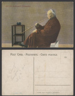 Delcampe - China 1925 Vintage Postcard An Old Fashioned Chinaman, Chinese Man Smoking Pipe - China