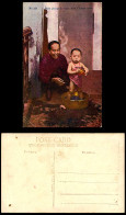 Delcampe - China Old Colour Postcard Chinese Baby Playing In Water With Chinese Nurse Woman - China