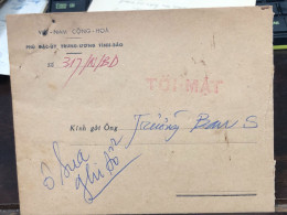 Delcampe - SOUTH VIET NAM Envelope Vintage Military Documents From The Pre-1975 Saigon Regime; Bearing Signatures And Official Stam - Documents Historiques