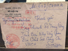 Delcampe - SOUTH VIET NAM Envelope Vintage Military Documents From The Pre-1975 Saigon Regime; Bearing Signatures And Official Stam - Documents Historiques