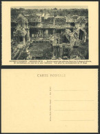 Delcampe - Cambodia Old Postcard ANGKOR-VATH Temple Ruins Library N Courtyard Central Porch - Cambodja