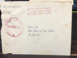 Delcampe - SOUTH VIET NAM Envelope Vintage Military Documents From The Pre-1975 Saigon Regime; Bearing Signatures And Official Stam - Documents Historiques