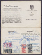 Delcampe - Certificado De Nacionalidad / Consulado De España En Montreal - Septembre 1959 - Briefe U. Dokumente