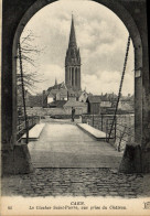 Delcampe - CPA Caen Le Clocher Saint Pierre Vue Prise Du Chateau - Caen