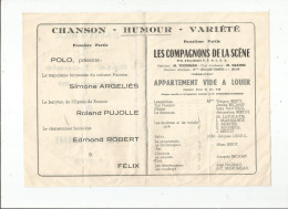 Delcampe - SAINT - BRICE , FETE LOCALE DU 21 SEPTEMBRE 1959 : LE PROGRAMME - Programs