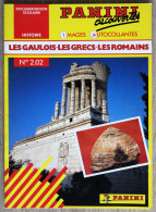 Delcampe - Documentation Scolaire Panini En Images Autocollantes - 202 - Les Gaulois, Les Grecs, Les Romains - Lesekarten