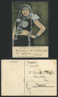 Delcampe - Chile 1909 Old Postcard Hija De Cazique Prendas De Plata Woman Garment Of Silver - Chili