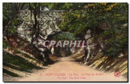 Delcampe - CPA Saint Cloud Le Parc Le Pont Du Diable - Saint Cloud