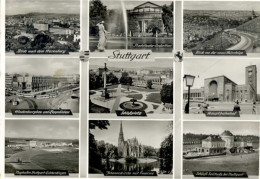 Delcampe - STUTTGART  CITY Stadttheater Schlossplatz Hindenburgbau Zeppelinbau Flughafen Jo - Stuttgart