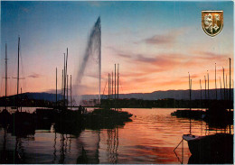 Delcampe - CPM Geneve Le Jet D'Eau Au Crepuscule - Sonstige & Ohne Zuordnung