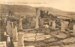 Delcampe - CPA 2 Volubilis Vue D Ensemble Et Le Grand Bassin - Andere & Zonder Classificatie