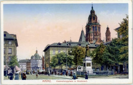 Delcampe - Mainz Rhein Mainz Gutenbergplatz Denkmal - Mainz