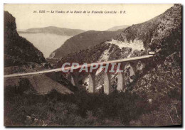 Delcampe - CPA Eze Le Viaduc Et La Route De La Nouvelle Corniche - Eze