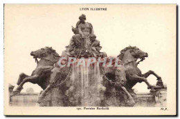 Delcampe - CPA Lyon Illustre Fontaine Bartholdi - Lyon 1