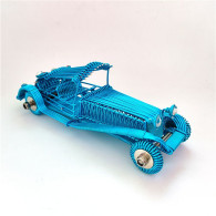 Delcampe - Limited Time Flash Sale Large Handmade Aluminium Wire Vintage Car Model Retro Roadster Desk Ornament-Blue - Autocarri, Autobus E Costruzione