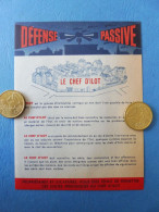 Delcampe - WW2 / DEFENSE PASSIVE / NOTICE PATRIOTIQUE DP / ORIGINALE - Documents