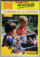 Delcampe - Documentation Scolaire Panini En Images Autocollantes - 801 - Le Monde De La Musique - Lesekarten
