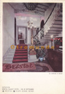 Delcampe - POSTCARD POSTALE LO SCALONE A SBALZO BAR HOTEL BRISTOL PALACE GENOVA ITALIA - Genova (Genua)