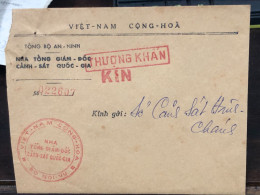 Delcampe - SOUTH VIET NAM Envelope Vintage Military Documents From The Pre-1975 Saigon Regime; Bearing Signatures And Official Stam - Documents Historiques