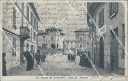 Delcampe - Bg305 Cartolina Un Saluto Da Binago Casa Del Popolo Bella! Provincia Di Como - Como