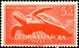 Delcampe - Guinee Espagnole Poste N** Yv:359 Mi:303 Chelonia Mydas Tortue - Guinea Espagnole