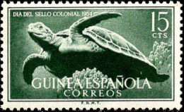 Delcampe - Guinee Espagnole Poste N** Yv:361 Mi:305 Chelonia Mydas Tortue - Guinea Espagnole