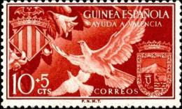 Delcampe - Guinee Espagnole Poste N** Yv:388/390 Ayuda A Valencia - Guinea Espagnole