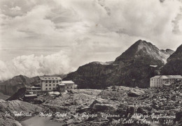 Delcampe - CARTOLINA  IN VALSESIA VERCELLI PIEMONTE MONTE ROSA IL RIFUGIO VIGEVANO E L' ALBERGO GUGLIELMINA VIAGGIATA 1960  Z54 - Ancona