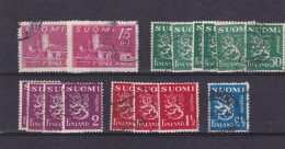 Delcampe - SA13e Finland 1932 Lions And Daily Stamps, Used Stamps - Autres & Non Classés