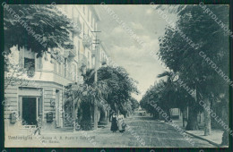 Delcampe - Imperia Ventimiglia Poste Via Roma Cartolina MT3752 - Imperia