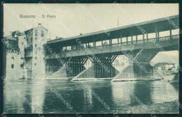 Delcampe - Vicenza Bassano Del Grappa Ponte Vecchio In Legno Cartolina MT1833 - Vicenza