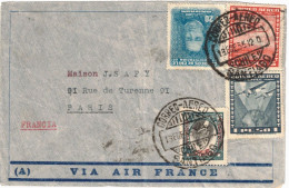 Delcampe - 97663 -  Via AIR FRANCE Pour La  France - Chile